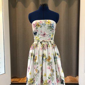 Flawless Vintage 1950s Floral Tea Gown